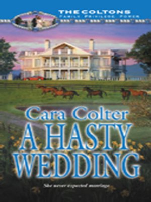 cover image of A Hasty Wedding
